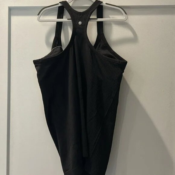 CRZ Yoga Seamless Racerback Built in Bra Ribbed Tank - Picture 8 of 8